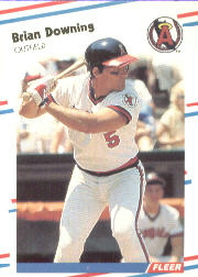 1988 Fleer Baseball Cards      488     Brian Downing
